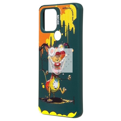 Чехол-накладка для Xiaomi Redmi A1+ (собака) (темно-зеленый) - SC335