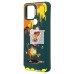 Чехол-накладка для Xiaomi Redmi A1+ (собака) (темно-зеленый) - SC335