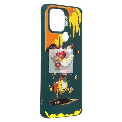 Чехол-накладка для Xiaomi Redmi A1+ (собака) (темно-зеленый) - SC335