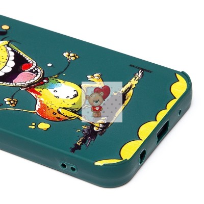 Чехол-накладка для Xiaomi Redmi A1+ (собака) (темно-зеленый) - SC335