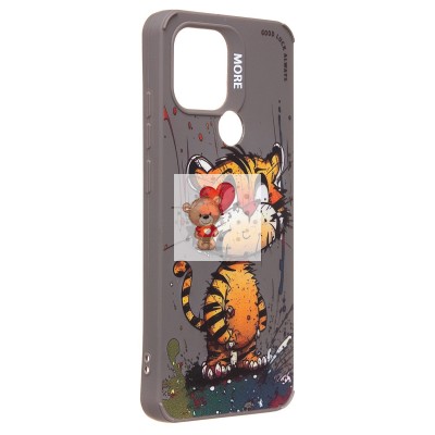 Чехол-накладка для Xiaomi Redmi A1+ (тигр) (серый) - SC335