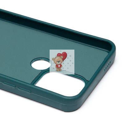 Чехол-накладка для Xiaomi Redmi A2+ (медведь) (темно-зеленый) - SC335