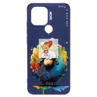 Чехол-накладка для Xiaomi Redmi A2+ (овечка) (темно-синий) - SC335