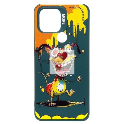 Чехол-накладка для Xiaomi Redmi A2+ (собака) (темно-зеленый) - SC335