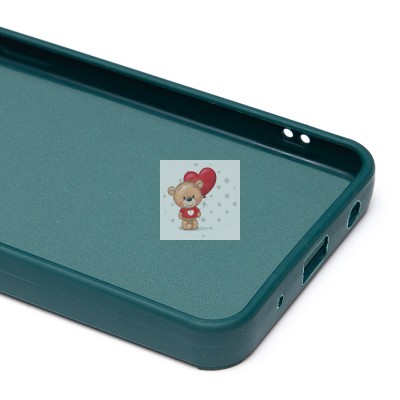 Чехол-накладка для Xiaomi Redmi A2+ (собака) (темно-зеленый) - SC335