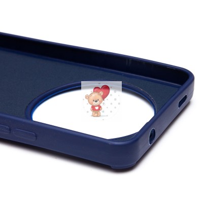 Чехол-накладка для Xiaomi Redmi A3 (заяц) (темно-синий) - SC335