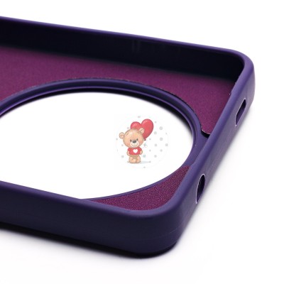 Чехол-накладка для Xiaomi Redmi A3 (кот) (фиолетовый) - SC335 Чехол-накладка для Xiaomi Redmi A3 (кот) (фиолетовый) - SC335