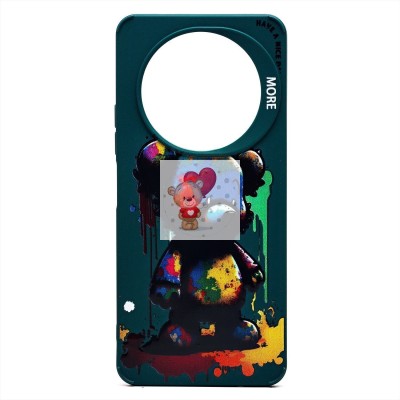 Чехол-накладка для Xiaomi Redmi A3 (медведь) (темно-зеленый) - SC335 Чехол-накладка для Xiaomi Redmi A3 (медведь) (темно-зеленый) - SC335