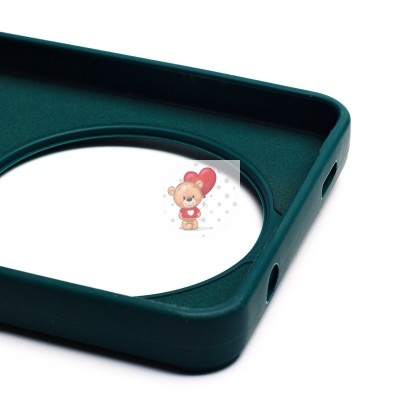 Чехол-накладка для Xiaomi Redmi A3 (медведь) (темно-зеленый) - SC335
