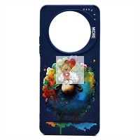 Чехол-накладка для Xiaomi Redmi A3 (овечка) (темно-синий) - SC335