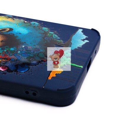 Чехол-накладка для Xiaomi Redmi A3 (овечка) (темно-синий) - SC335