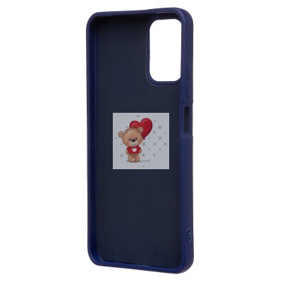 Чехол-накладка для Xiaomi Redmi Note 10 (овечка) (темно-синий) - SC335