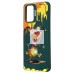 Чехол-накладка для Xiaomi Redmi Note 10 (собака) (темно-зеленый) - SC335