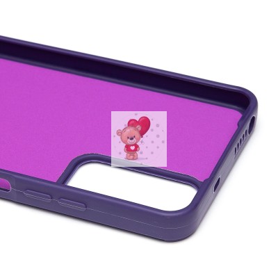 Чехол-накладка для Xiaomi Redmi Note 11 4G Global (кот) (фиолетовый) - SC335 Чехол-накладка для Xiaomi Redmi Note 11 4G Global (кот) (фиолетовый) - SC335