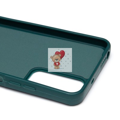 Чехол-накладка для Xiaomi Redmi Note 11 4G Global (медведь) (темно-зеленый) - SC335