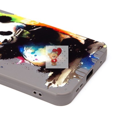 Чехол-накладка для Xiaomi Redmi Note 12 4G (панда) (серый) - SC335