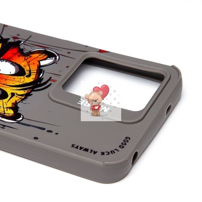 Чехол-накладка для Xiaomi Redmi Note 12 4G (тигр) (серый) - SC335