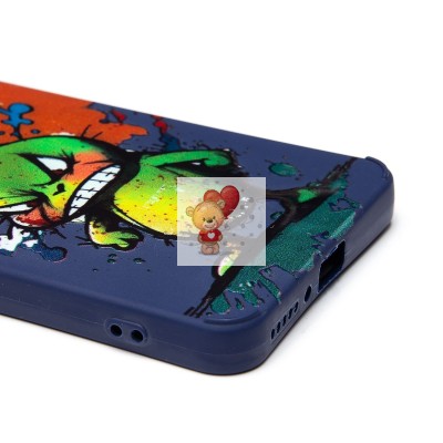 Чехол-накладка для Xiaomi Redmi Note 13 4G Global (заяц) (темно-синий) - SC335