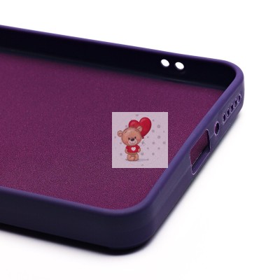 Чехол-накладка для Xiaomi Redmi Note 13 4G Global (кот) (фиолетовый) - SC335 Чехол-накладка для Xiaomi Redmi Note 13 4G Global (кот) (фиолетовый) - SC335