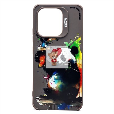 Чехол-накладка для Xiaomi Redmi Note 13 4G Global (панда) (серый) - SC335