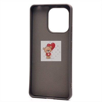 Чехол-накладка для Xiaomi Redmi Note 13 4G Global (панда) (серый) - SC335