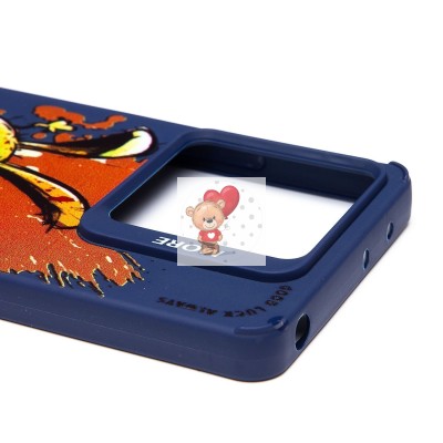 Чехол-накладка для Xiaomi Redmi Note 13 5G Global (заяц) (темно-синий) - SC335