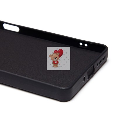 Чехол-накладка для Xiaomi Redmi Note 13 5G Global (обезьяна) (черный) - SC335