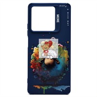 Чехол-накладка для Xiaomi Redmi Note 13 5G Global (овечка) (темно-синий) - SC335