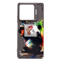 Чехол-накладка для Xiaomi Redmi Note 13 5G Global (панда) (серый) - SC335