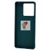 Чехол-накладка для Xiaomi Redmi Note 13 5G Global (собака) (темно-зеленый) - SC335