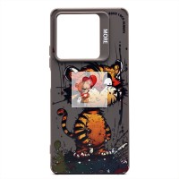 Чехол-накладка для Xiaomi Redmi Note 13 5G Global (тигр) (серый) - SC335
