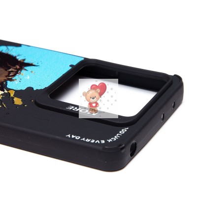 Чехол-накладка для Xiaomi Redmi Note 13 5G Global (черный кот) (черный) - SC335