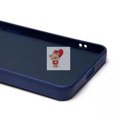 Чехол-накладка для Xiaomi Redmi Note 13 Pro 5G (заяц) (темно-синий) - SC335 Чехол-накладка для Xiaomi Redmi Note 13 Pro 5G (заяц) (темно-синий) - SC335