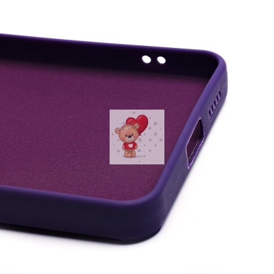 Чехол-накладка для Xiaomi Redmi Note 13 Pro 5G (кот) (фиолетовый) - SC335 Чехол-накладка для Xiaomi Redmi Note 13 Pro 5G (кот) (фиолетовый) - SC335