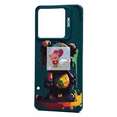 Чехол-накладка для Xiaomi Redmi Note 13 Pro 5G (медведь) (темно-зеленый) - SC335 Чехол-накладка для Xiaomi Redmi Note 13 Pro 5G (медведь) (темно-зеленый) - SC335