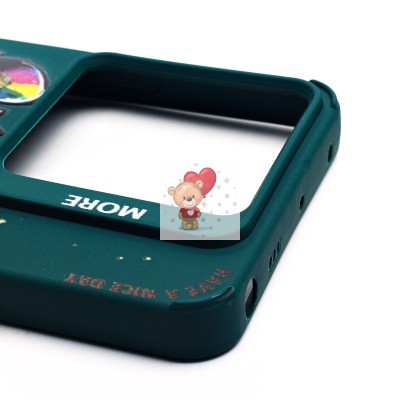 Чехол-накладка для Xiaomi Redmi Note 13 Pro 5G (медведь) (темно-зеленый) - SC335 Чехол-накладка для Xiaomi Redmi Note 13 Pro 5G (медведь) (темно-зеленый) - SC335