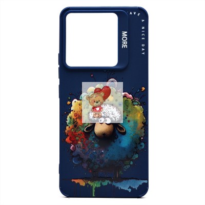 Чехол-накладка для Xiaomi Redmi Note 13 Pro 5G (овечка) (темно-синий) - SC335 Чехол-накладка для Xiaomi Redmi Note 13 Pro 5G (овечка) (темно-синий) - SC335