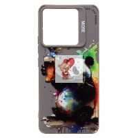 Чехол-накладка для Xiaomi Redmi Note 13 Pro 5G (панда) (серый) - SC335 Чехол-накладка для Xiaomi Redmi Note 13 Pro 5G (панда) (серый) - SC335