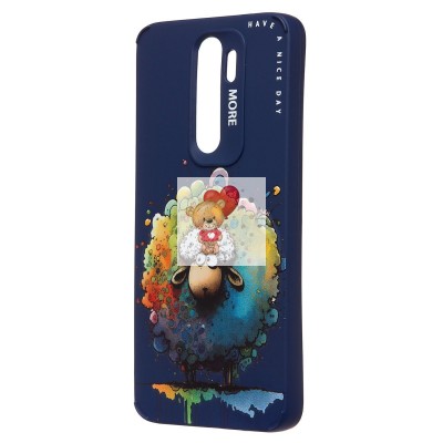 Чехол-накладка для Xiaomi Redmi Note 8 Pro (овечка) (темно-синий) - SC335