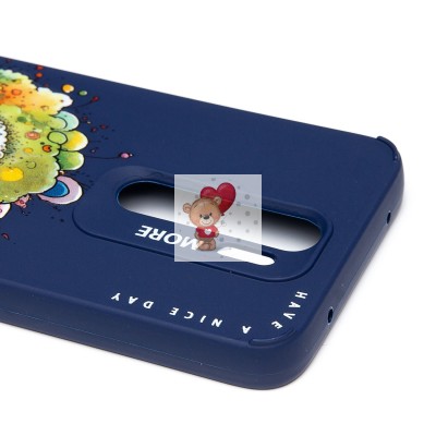 Чехол-накладка для Xiaomi Redmi Note 8 Pro (овечка) (темно-синий) - SC335