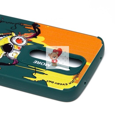 Чехол-накладка для Xiaomi Redmi Note 8 Pro (собака) (темно-зеленый) - SC335