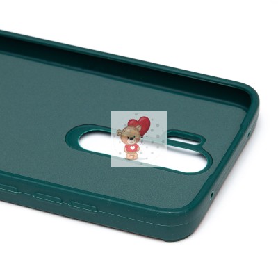 Чехол-накладка для Xiaomi Redmi Note 8 Pro (собака) (темно-зеленый) - SC335