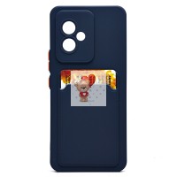 Чехол-накладка для Honor 100 (темно-синий) - SC337 с картхолдером Чехол-накладка для Honor 100 (темно-синий) - SC337 с картхолдером