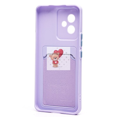 Чехол-накладка для Honor 100 (светло-фиолетовый) - SC337 с картхолдером Чехол-накладка для Honor 100 (светло-фиолетовый) - SC337 с картхолдером