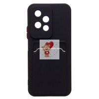 Чехол-накладка для Honor 200 lite (черный) - SC337 с картхолдером Чехол-накладка для Honor 200 lite (черный) - SC337 с картхолдером