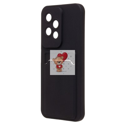 Чехол-накладка для Honor 200 lite (черный) - SC337 с картхолдером Чехол-накладка для Honor 200 lite (черный) - SC337 с картхолдером