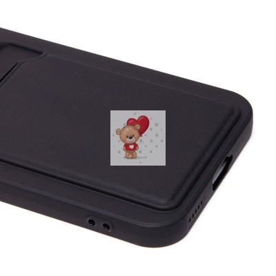 Чехол-накладка для Honor 200 lite (черный) - SC337 с картхолдером Чехол-накладка для Honor 200 lite (черный) - SC337 с картхолдером