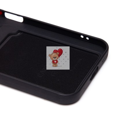 Чехол-накладка для Honor 200 lite (черный) - SC337 с картхолдером Чехол-накладка для Honor 200 lite (черный) - SC337 с картхолдером