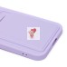 Чехол-накладка для Honor 200 lite (светло-фиолетовый) - SC337 с картхолдером