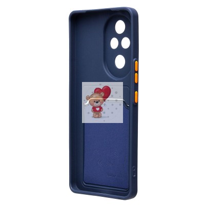 Чехол-накладка для Honor 200 Pro (темно-синий) - SC337 с картхолдером Чехол-накладка для Honor 200 Pro (темно-синий) - SC337 с картхолдером